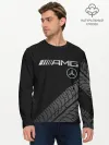 Мужской лонгслив базовый / Mercedes