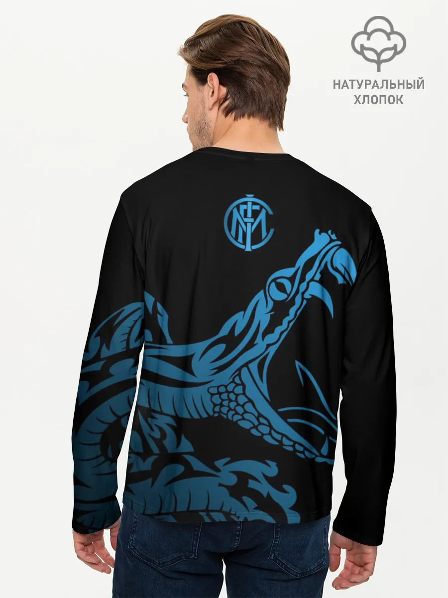 Мужской лонгслив базовый / Интер Милан