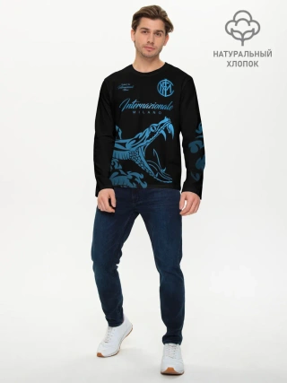 Мужской лонгслив базовый / Интер Милан