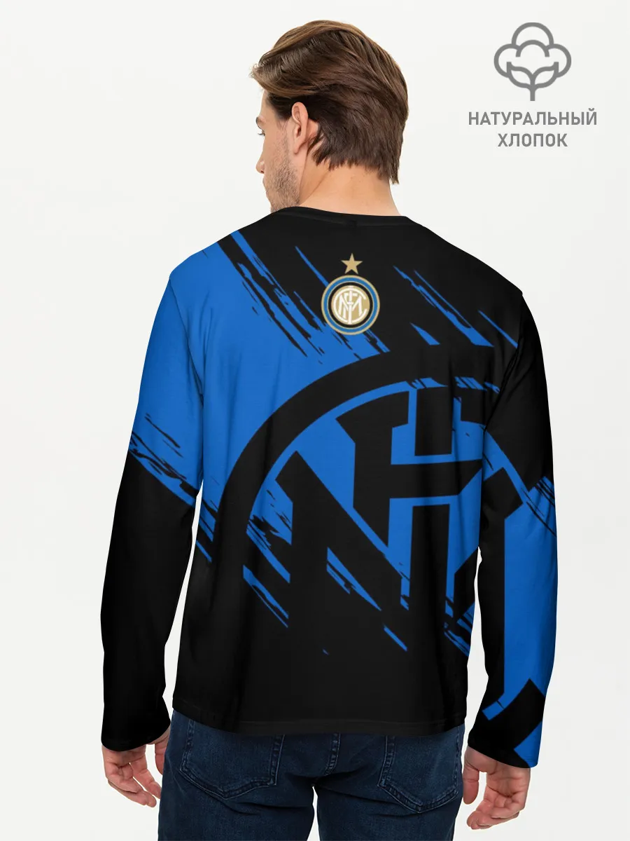 Мужской лонгслив базовый / Интер Милан