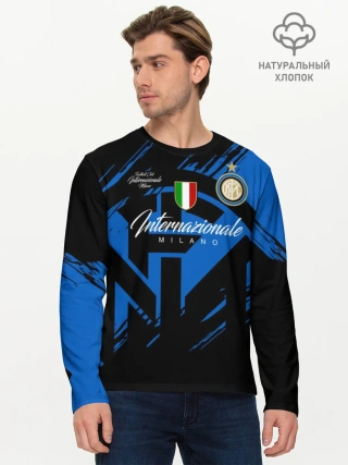 Мужской лонгслив базовый / Интер Милан