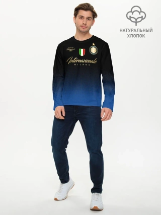 Мужской лонгслив базовый / Интер Милан