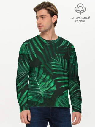 Мужской лонгслив базовый / Джунгли