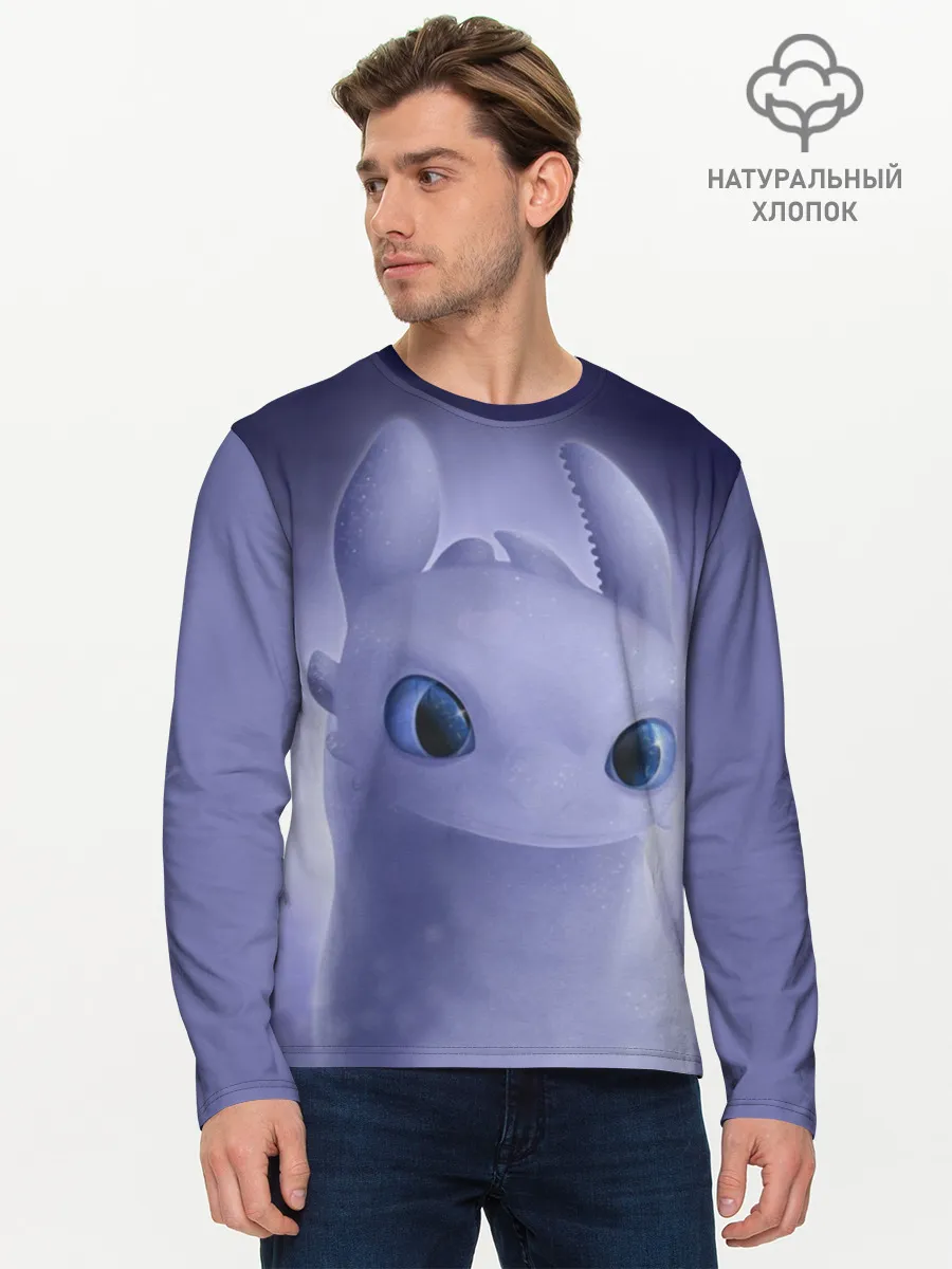 Мужской лонгслив базовый / Как приручить дракона