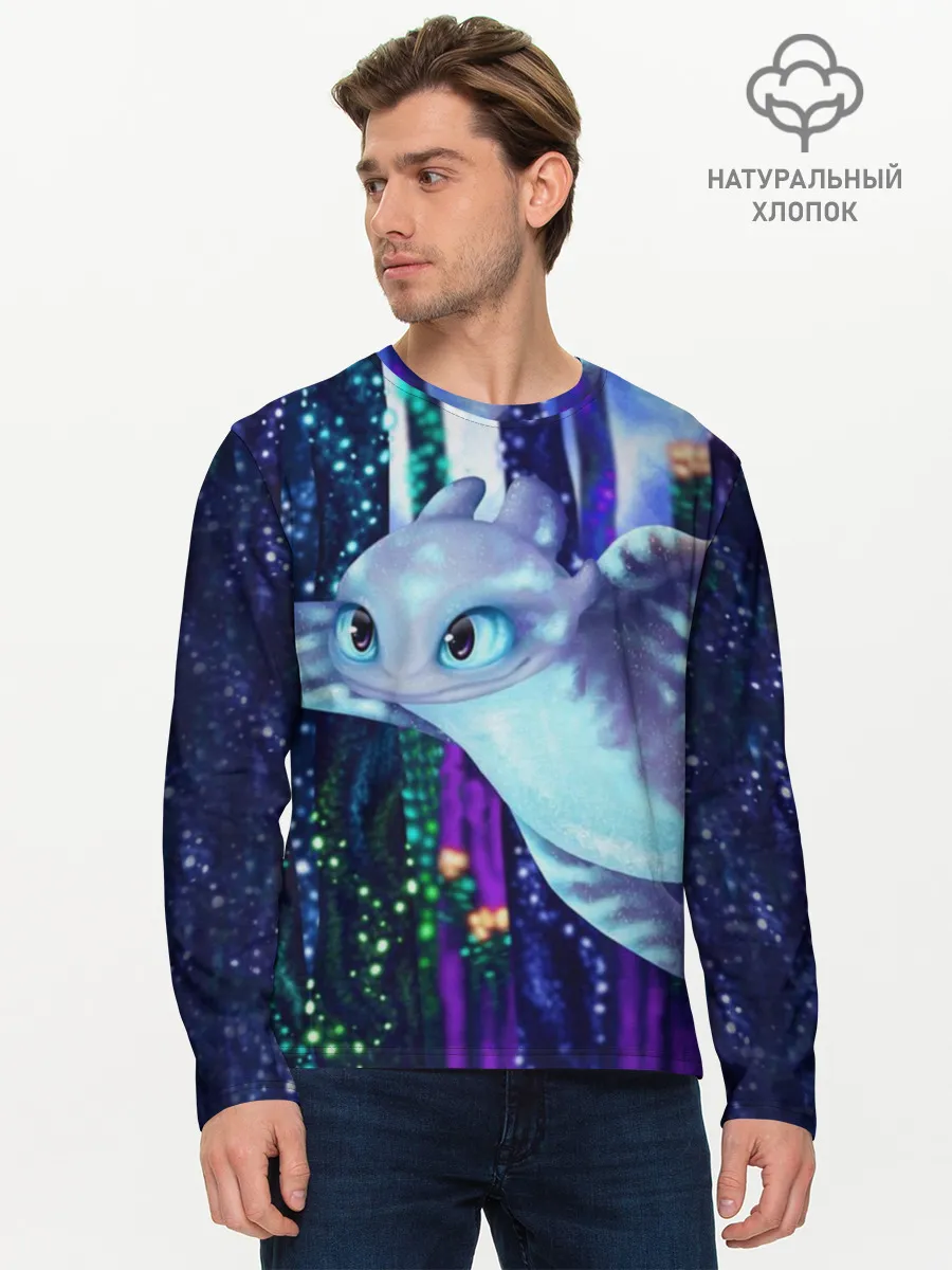 Мужской лонгслив базовый / Как приручить дракона
