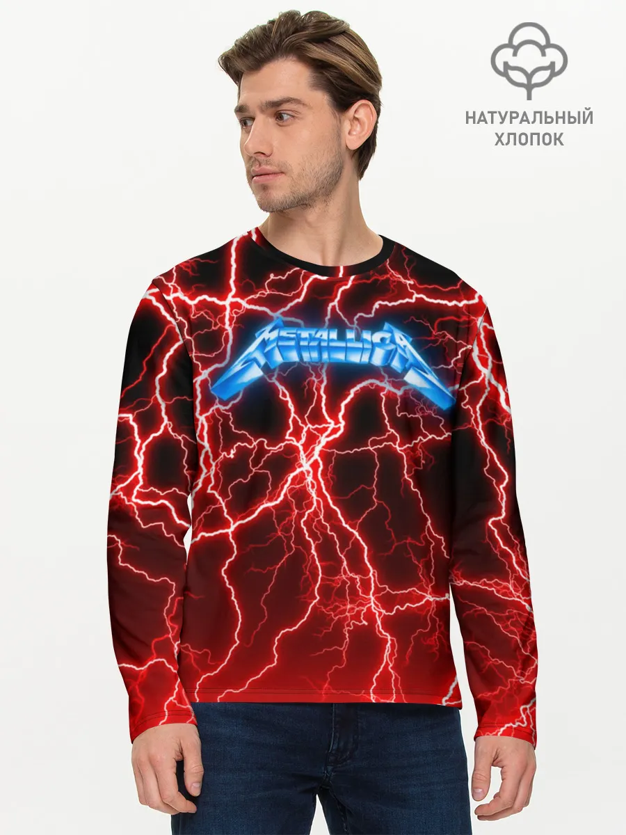Мужской лонгслив базовый / METALLICA