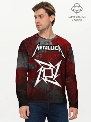 Мужской лонгслив базовый / METALLICA
