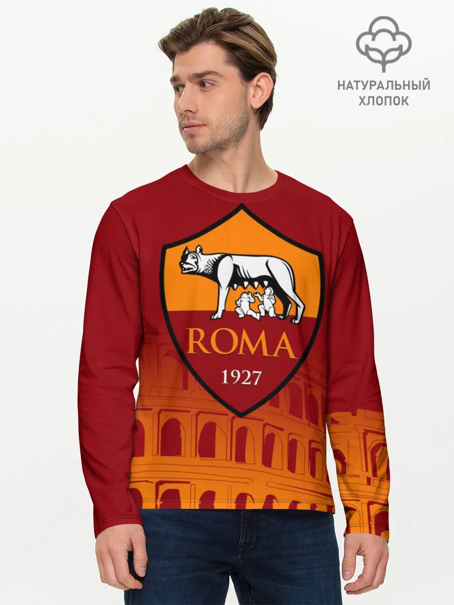 Мужской лонгслив базовый / Рома