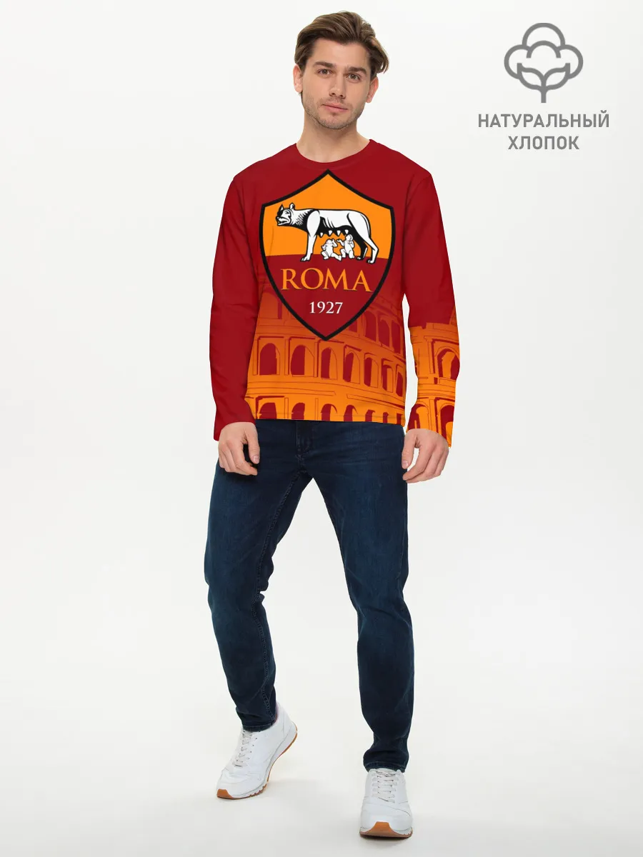 Мужской лонгслив базовый / Рома