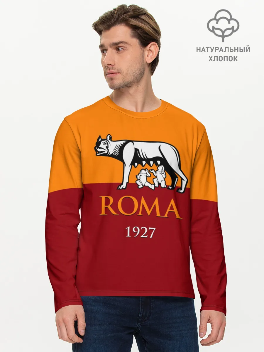 Мужской лонгслив базовый / Рома