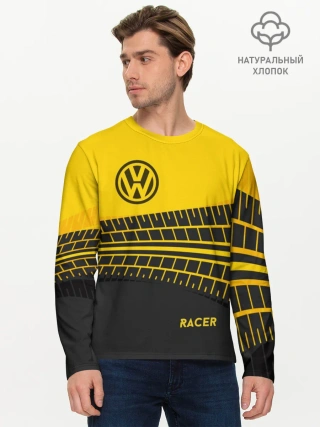 Мужской лонгслив базовый / Volkswagen