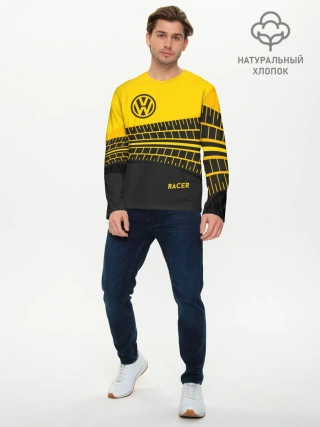 Мужской лонгслив базовый / Volkswagen