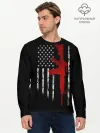 Мужской лонгслив базовый / American Patriot