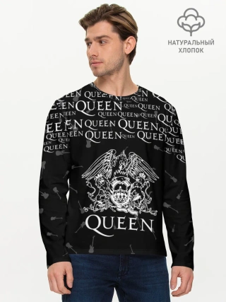 Мужской лонгслив базовый / QUEEN