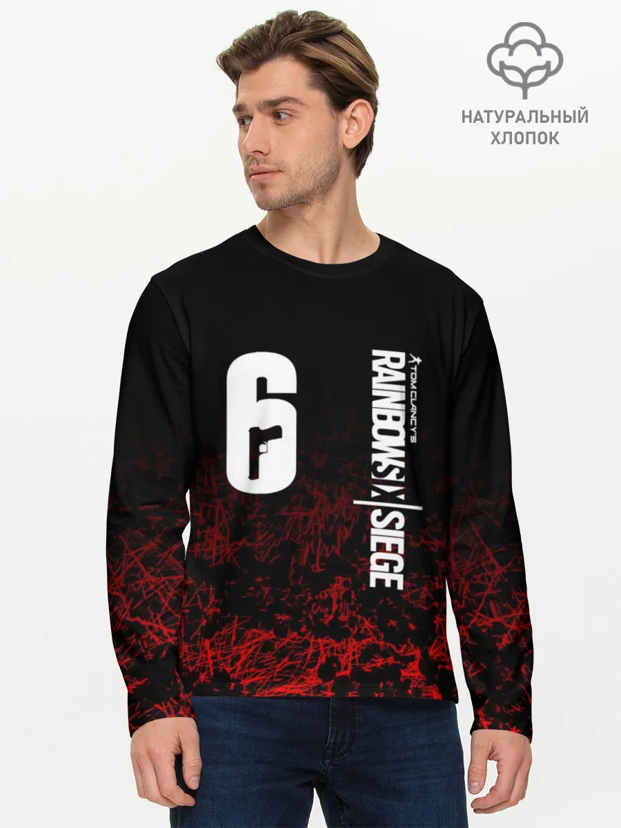 Мужской лонгслив базовый / RAINBOW SIX SIEGE