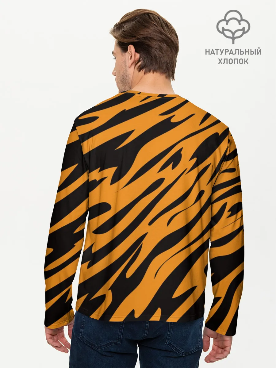 Мужской лонгслив базовый / Тигр