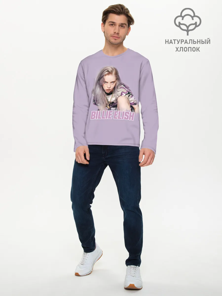 Мужской лонгслив базовый / Billie Eilish