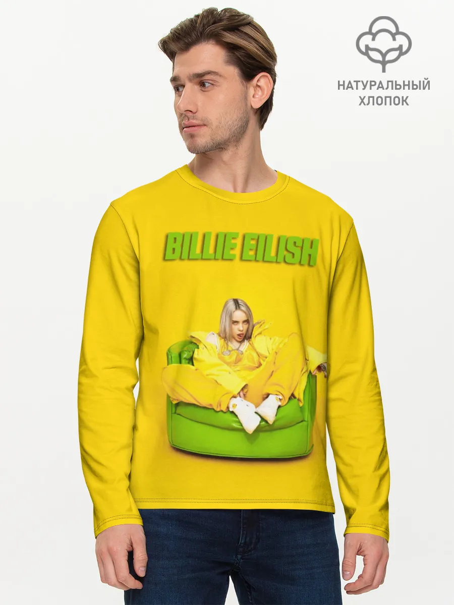 Мужской лонгслив базовый / Billie Eilish