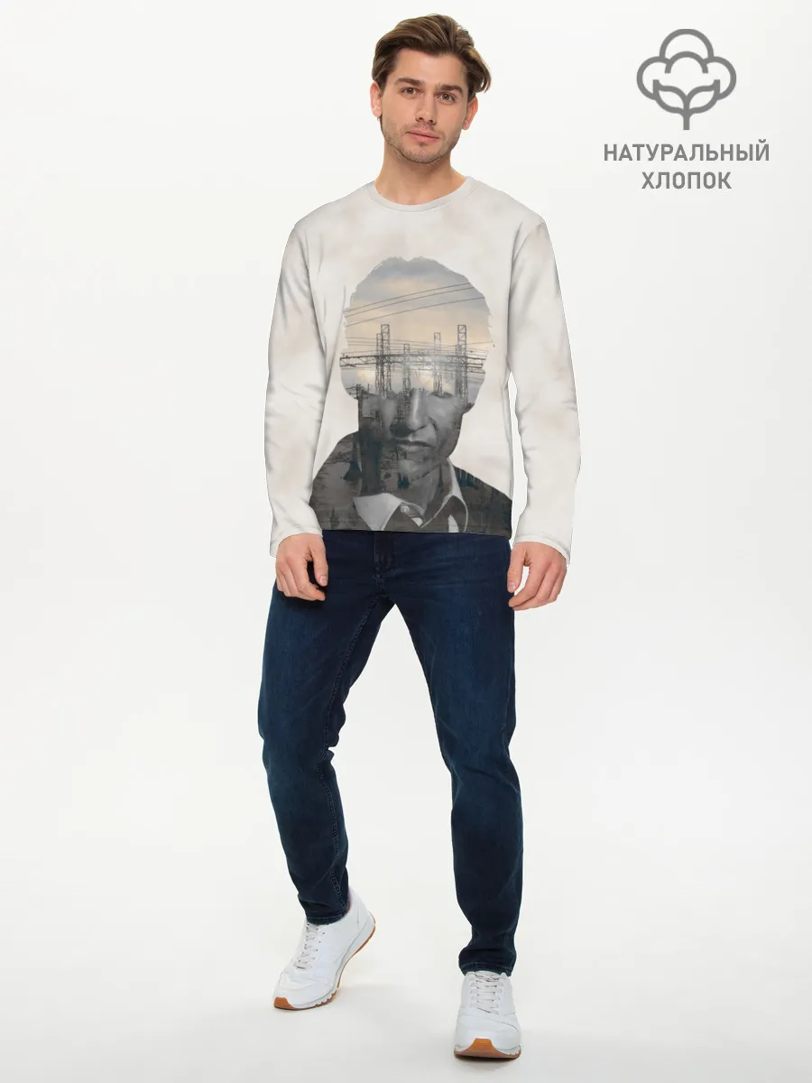 Мужской лонгслив базовый / True Detective
