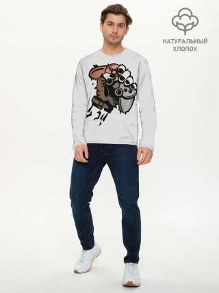 Мужской лонгслив базовый / Gamer