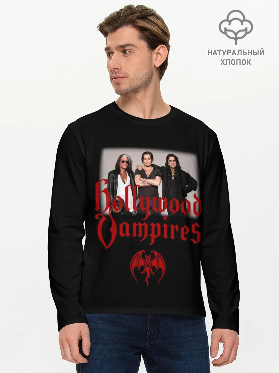 Мужской лонгслив базовый / Hollywood Vampires