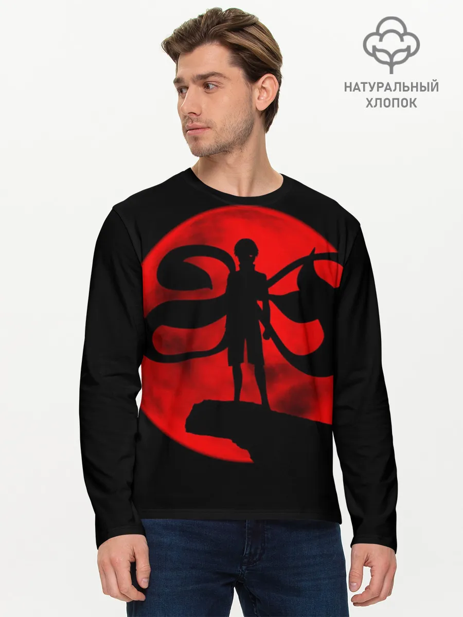 Мужской лонгслив базовый / Токийский гуль