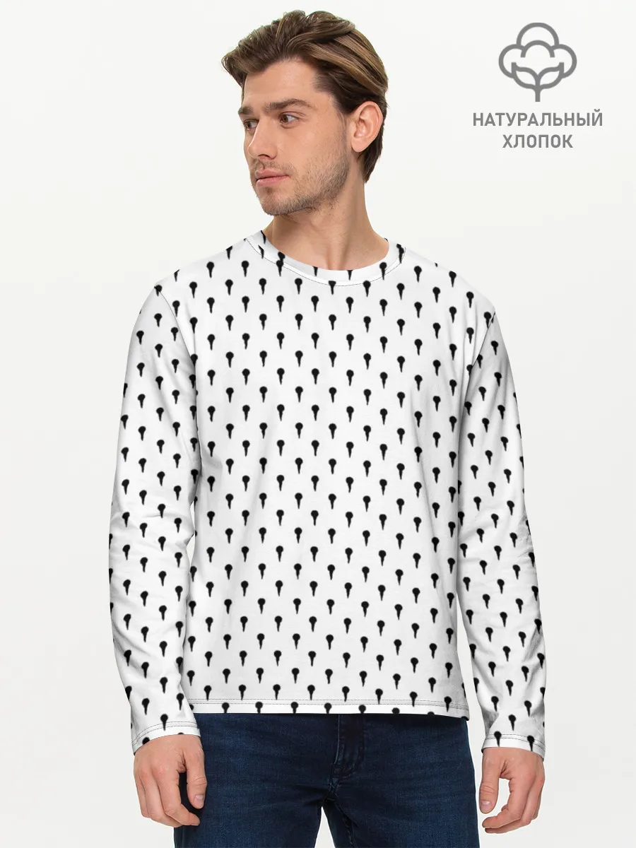 Мужской лонгслив базовый / Bruno Buccellati Style Ver.1