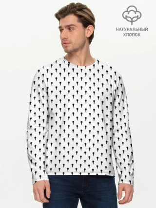 Мужской лонгслив базовый / Bruno Buccellati Style Ver.1