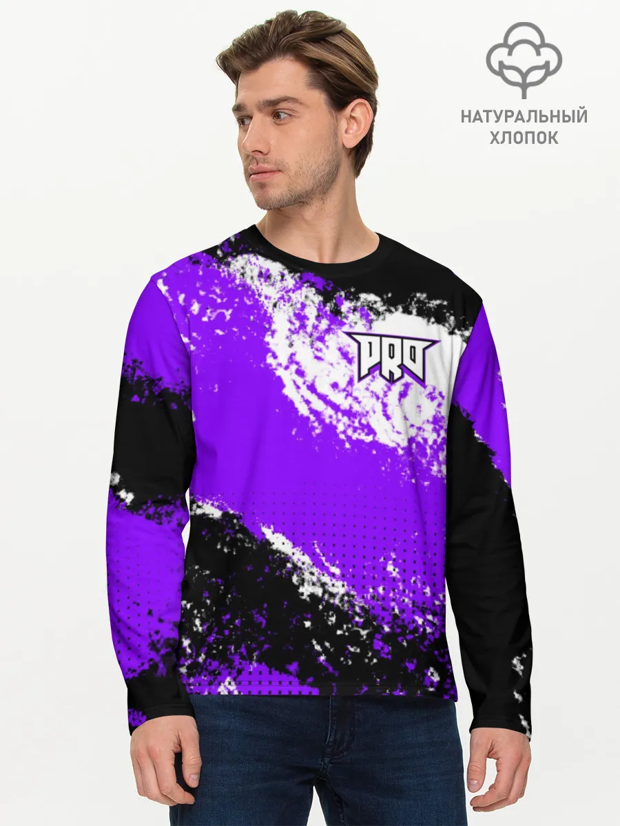 Мужской лонгслив базовый / pro100