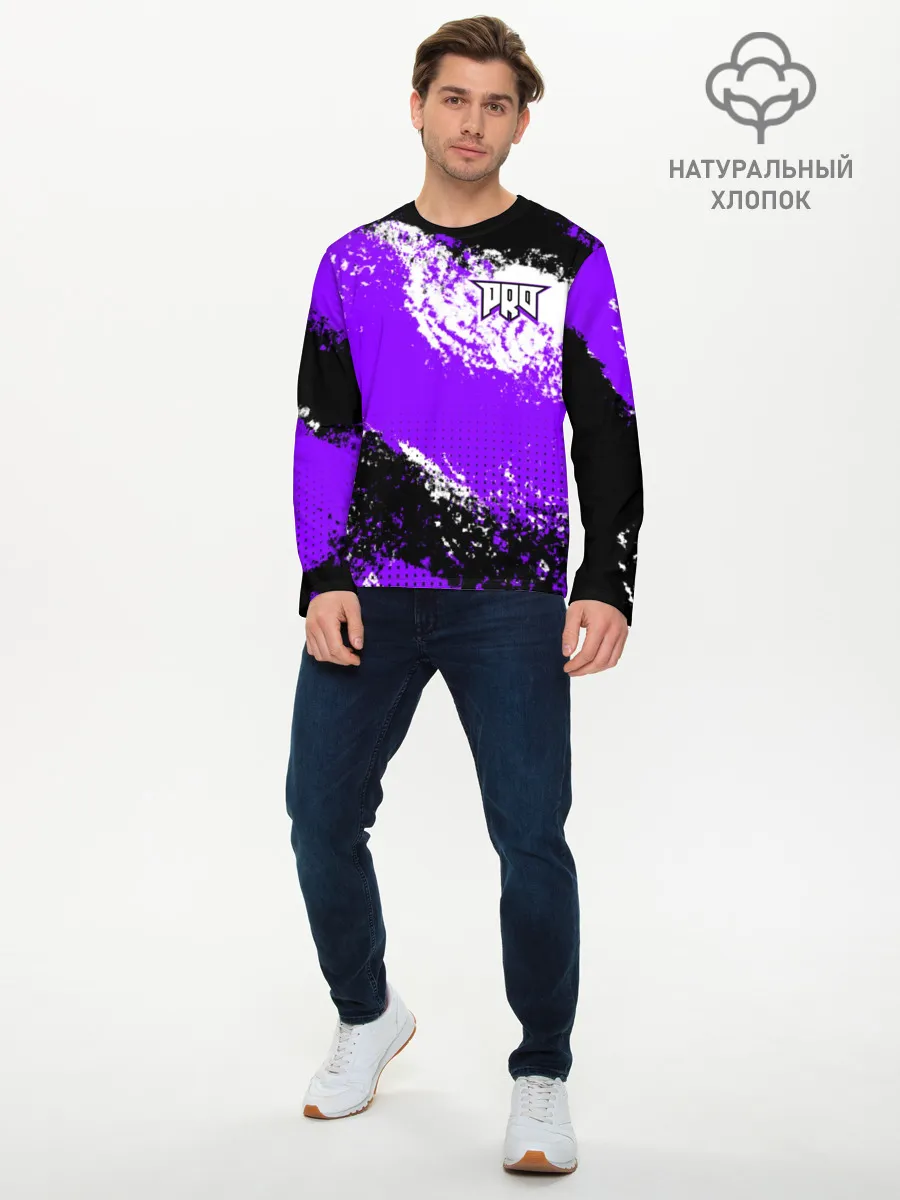 Мужской лонгслив базовый / pro100