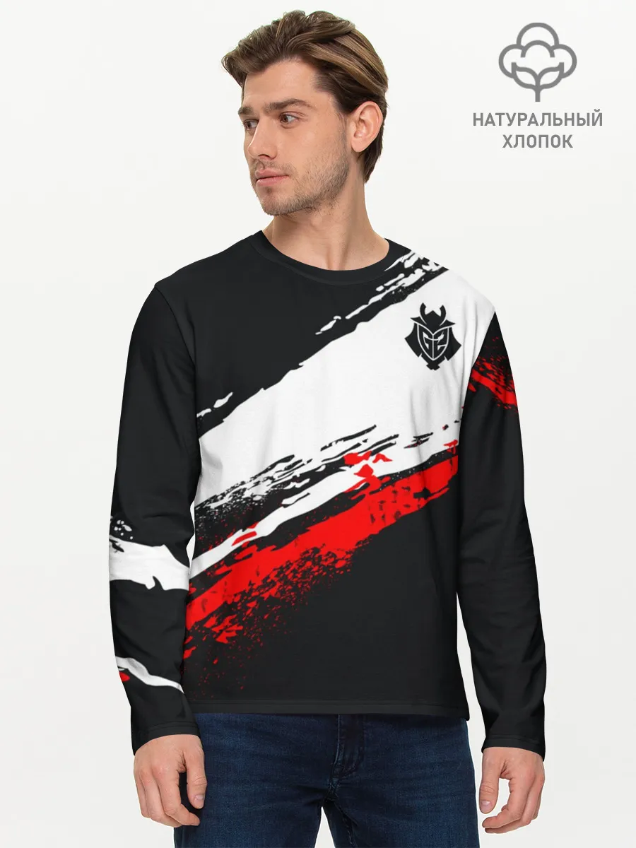 Мужской лонгслив базовый / cs:go - G2 eSports