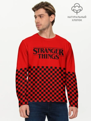 Мужской лонгслив базовый / STRANGER THINGS