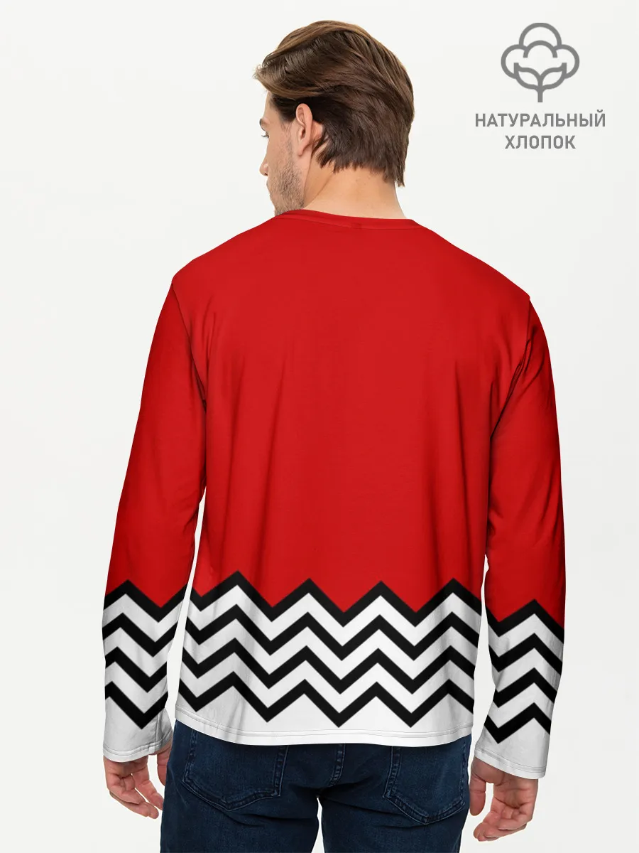 Мужской лонгслив базовый / Твин Пикс