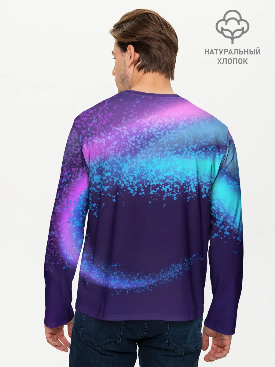 Мужской лонгслив базовый / Сова пират