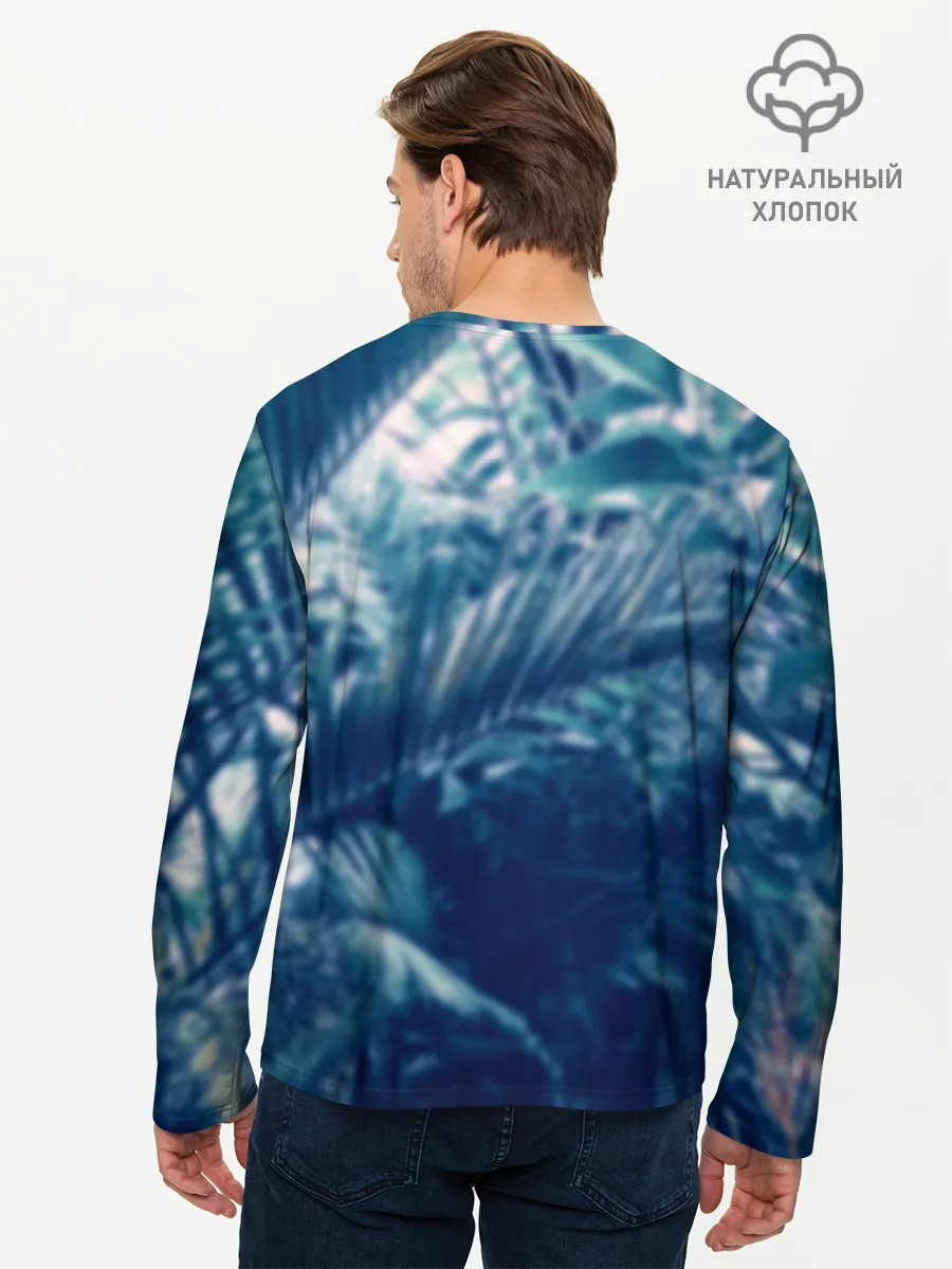 Мужской лонгслив базовый / Попугай