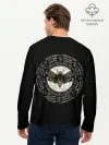 Мужской лонгслив базовый / Бабочка Мертвая голова
