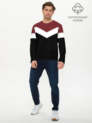 Мужской лонгслив базовый / Простота