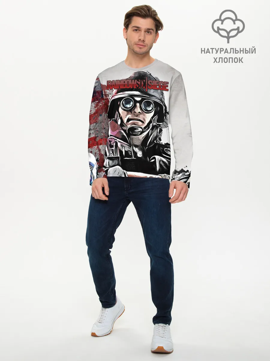Мужской лонгслив базовый / Rainbow Six: Siege