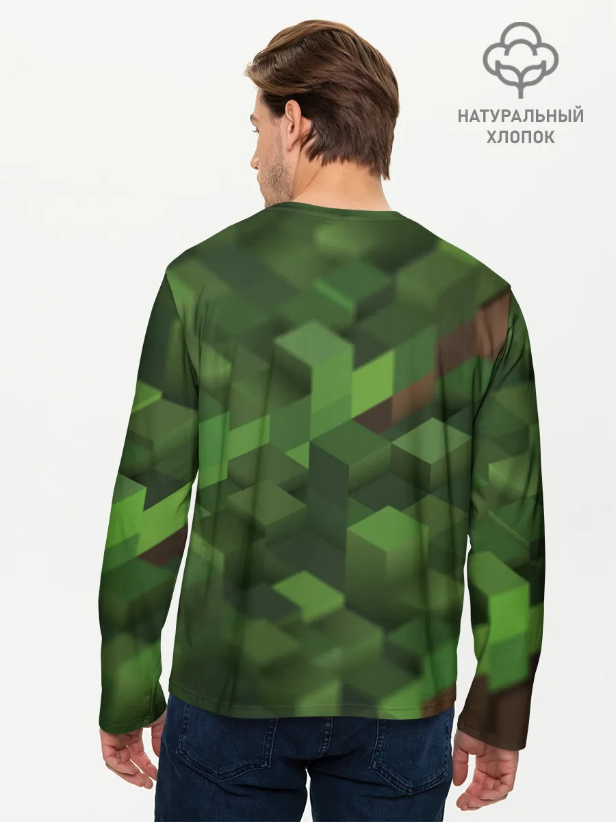 Мужской лонгслив базовый / Roblox