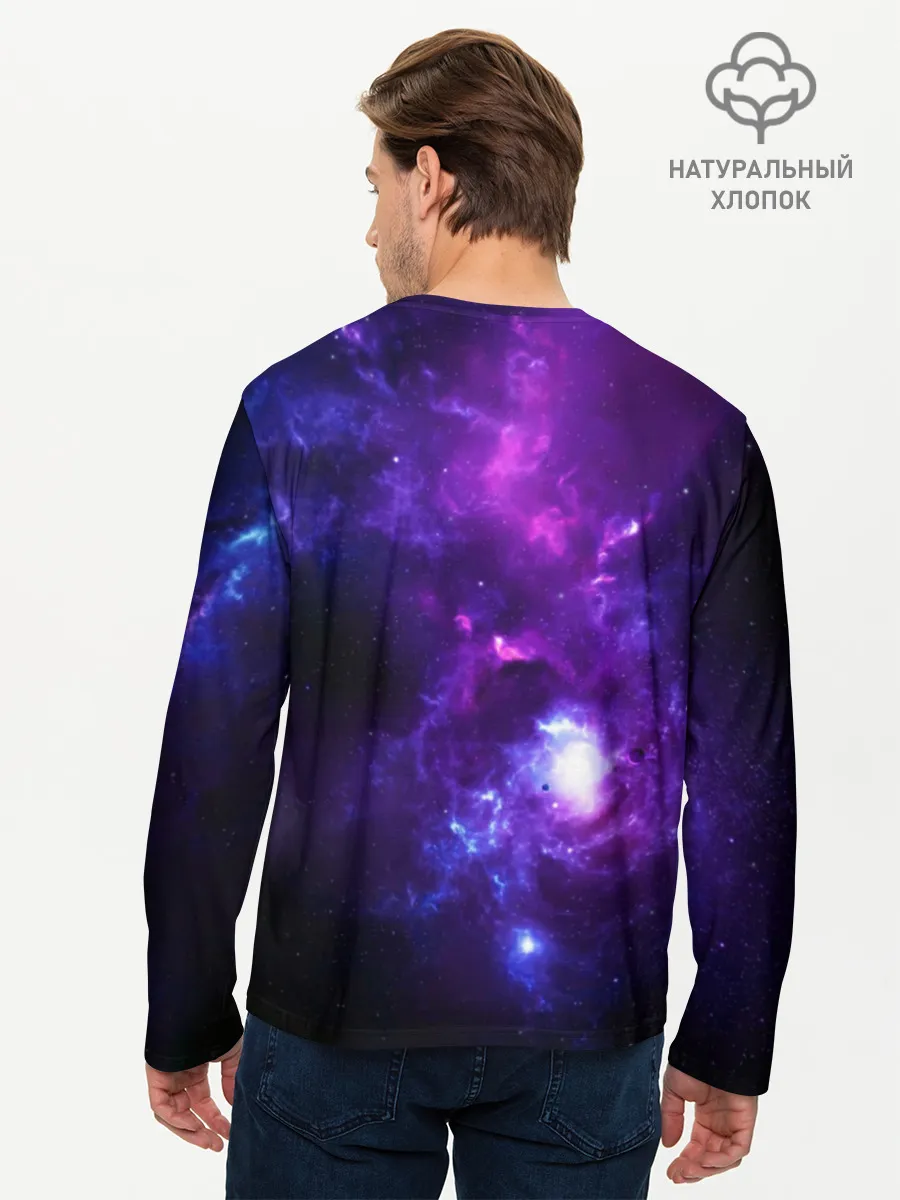 Мужской лонгслив базовый / ночная фурия