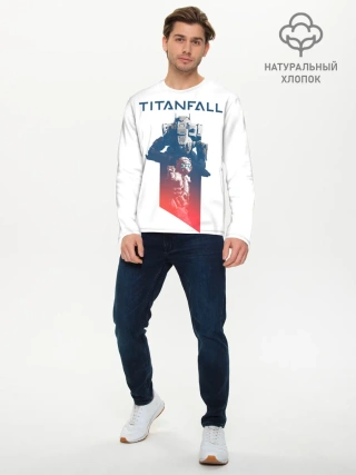 Мужской лонгслив базовый / Titanfall