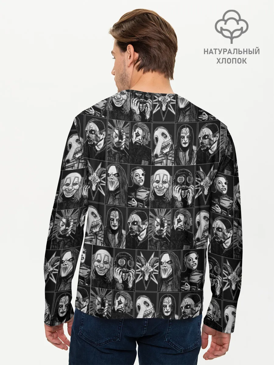 Мужской лонгслив базовый / Slipknot