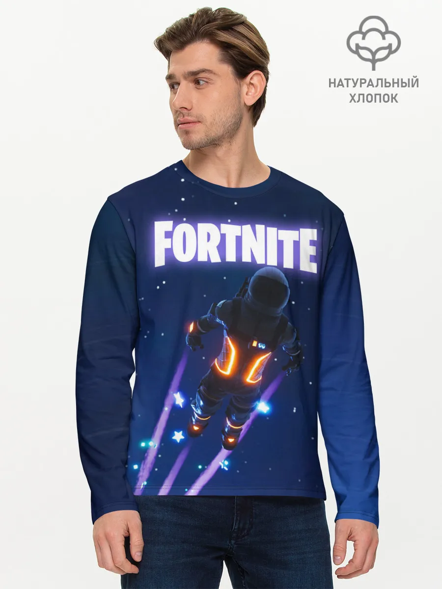Мужской лонгслив базовый / Dark Voyager Fortnite
