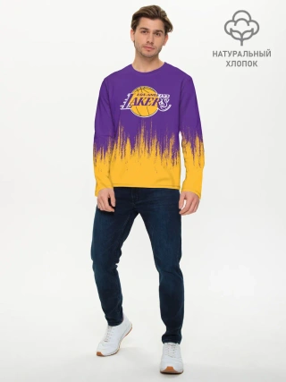 Мужской лонгслив базовый / LA LAKERS