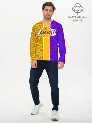 Мужской лонгслив базовый / LA LAKERS