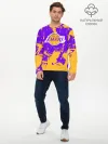 Мужской лонгслив базовый / LA LAKERS