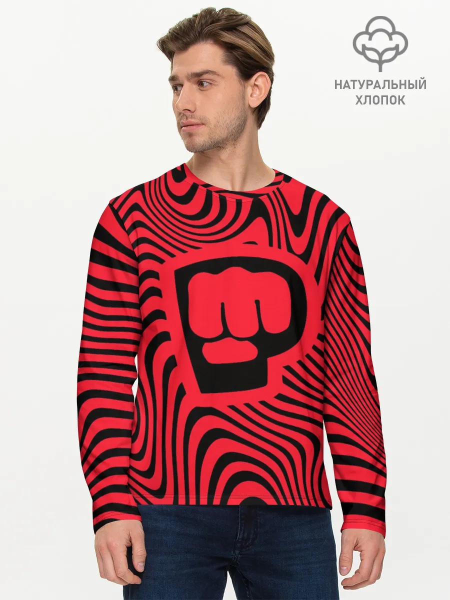 Мужской лонгслив базовый / PewDiePie Logo
