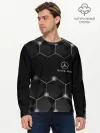 Мужской лонгслив базовый / Mercedes