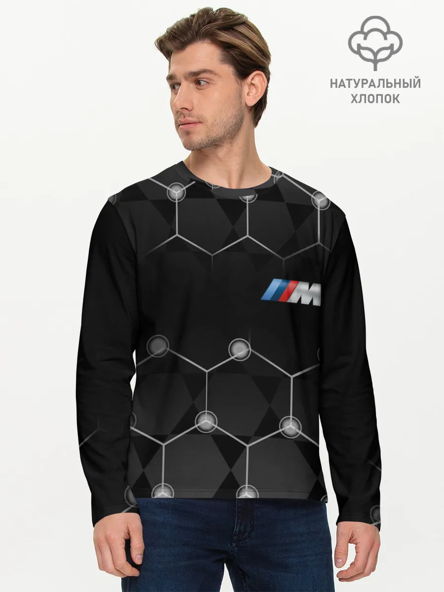 Мужской лонгслив базовый / BMW