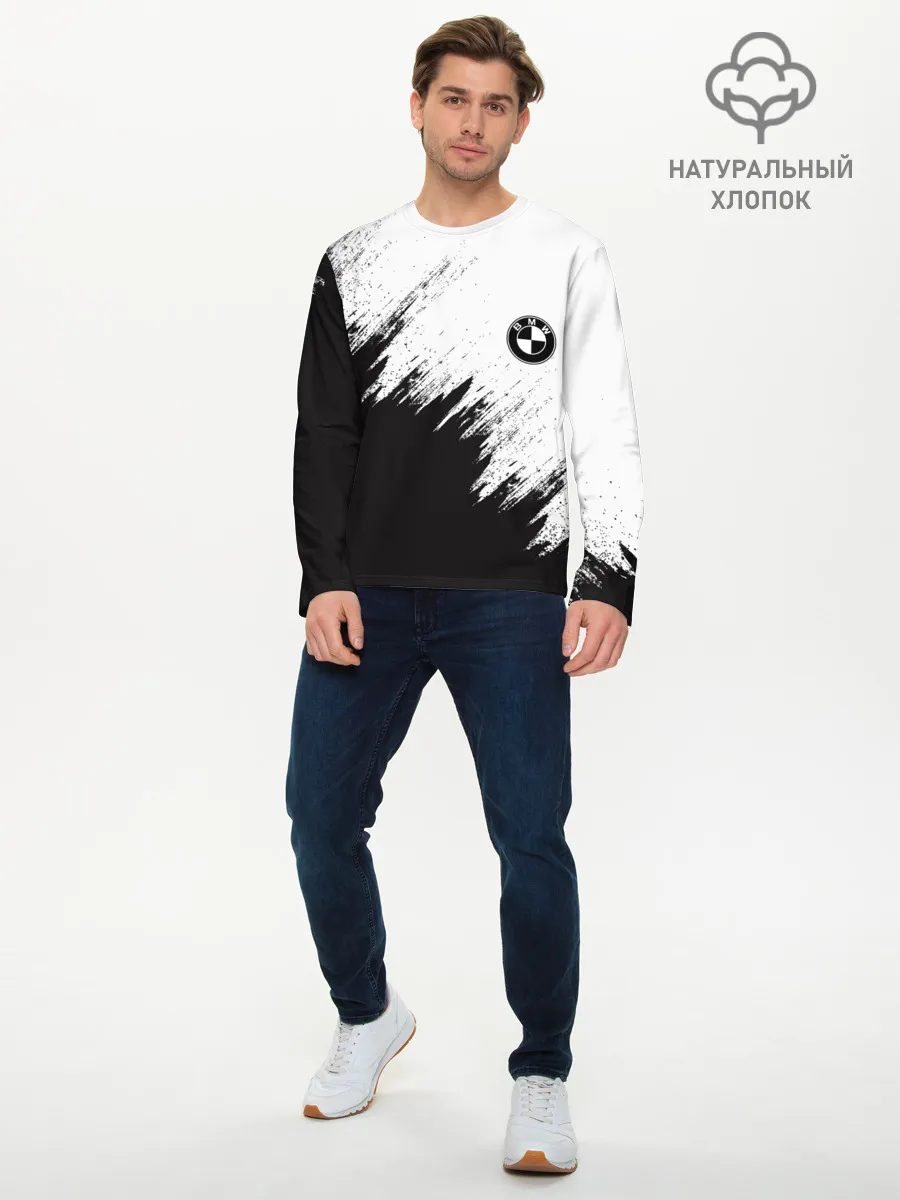 Мужской лонгслив базовый / BMW